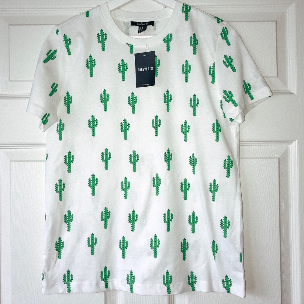 Forever 21 | Cactus print tee